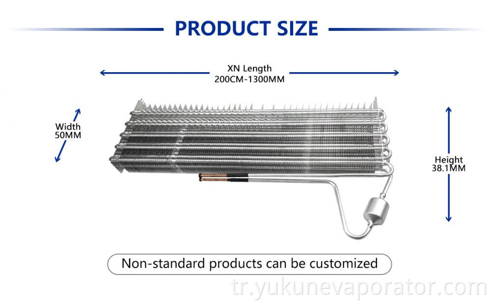 Soğutma havası soğutmalı bakır tüp Refrigeration Air Cooled Copper Tube